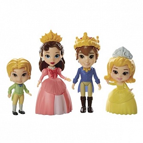 Набор из 4 кукол серии София Прекрасная - Семья 7,5 см. (Jakks Pacific, 012570)